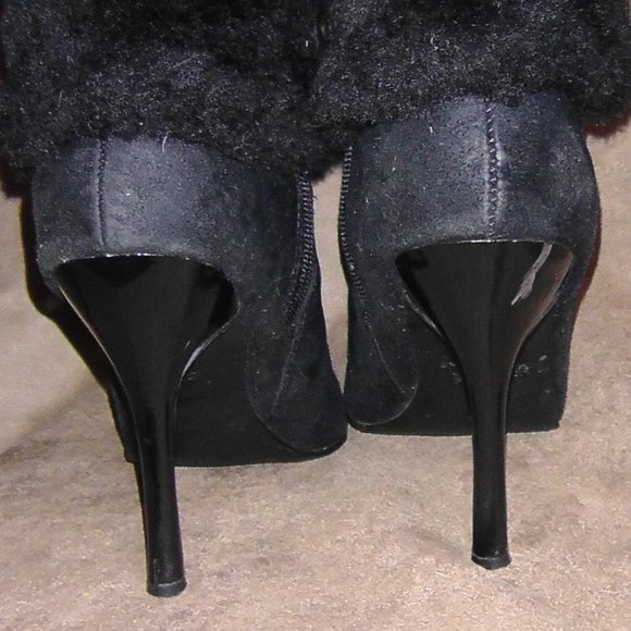 Anne Michelle Russian Inspired Black Boots - Picture 5 of 6